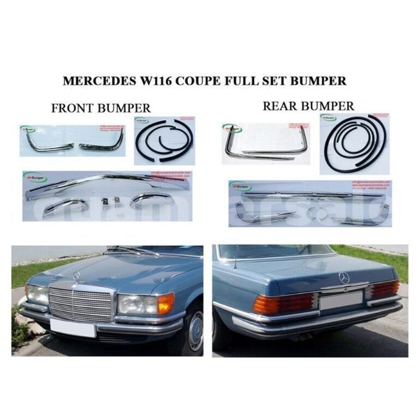 Big with watermark mercedes w116 euro style bumpers 1972 1981 1