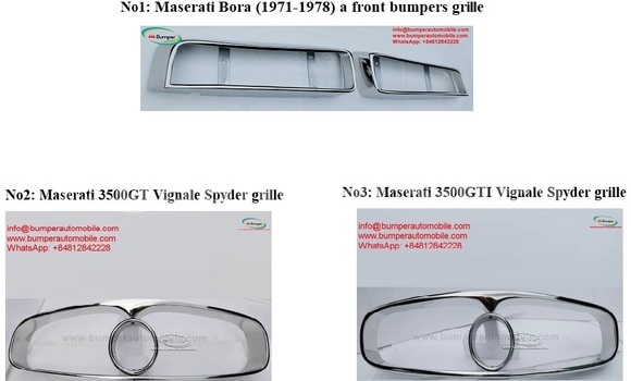  Maserati bumper - grill
